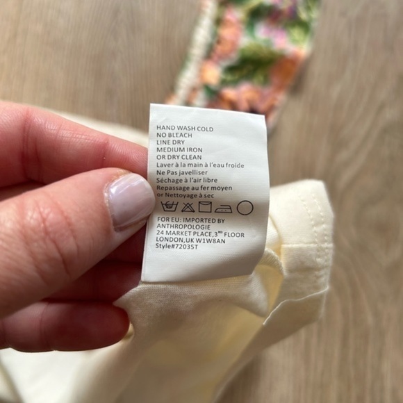 Anthropologie Tiny embroidered tank top - Picture 8 of 9
